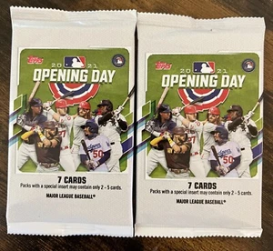 2 confezioni 2021 Topps Opening Day Baseball sigillate (Bohm, Tarik Skubal RC?) - Foto 1 di 3