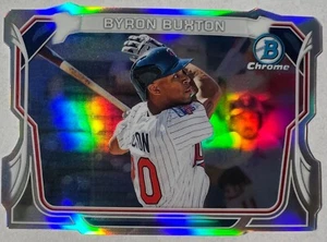 2014 Bowman Chrome Mini Die-Cut Refractors #MCBB Byron Buxton #'d 24/150 Twins - Picture 1 of 2