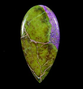 20.CT 100% Natural Atlantisite Stichtite Pear Shape Cabochon Gemsotne CE=366 - Picture 1 of 7