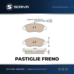 Vorderbremsbeläge FIAT 500 II 1.3 D Multijet Ab 2007 - Bild 1 von 1