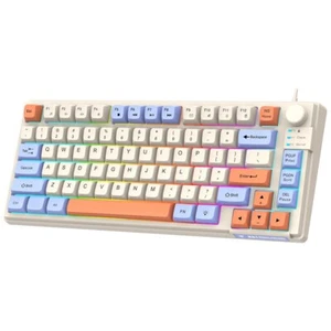 Kabelverbindung Mechanische Tastatur Multi -Funktionsknopf Gaming -Tastatur - Afbeelding 1 van 6