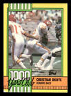 1990 Topps #2a Christian Okoye 1000 Yard Club Kansas City Chiefs