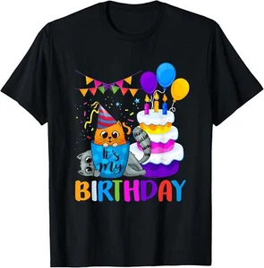 It Is My Birthday Cat and Kitten Party Day Girls and Boys T-Shirt Hoodie - Picture 1 of 19