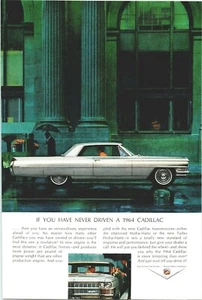 Vintage 1964 '64 Cadillac An Extraordinary Driving Experience Advertisement - Picture 1 of 1