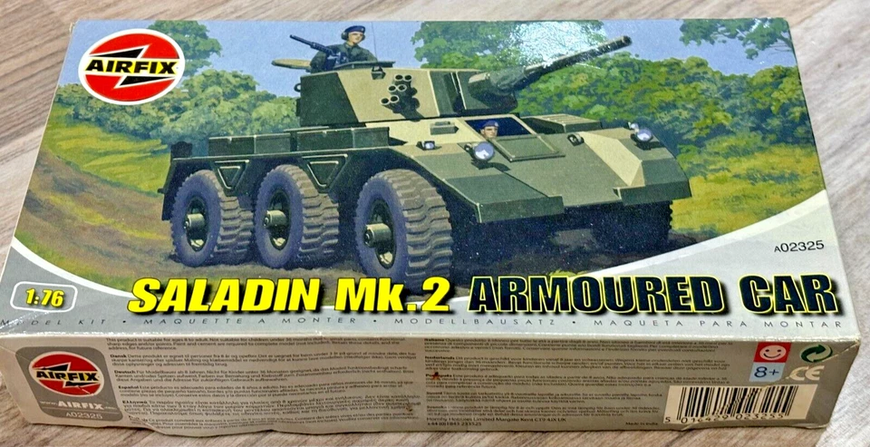 AIRFIX A02325 SALADIN Mk.2 Armoured Car 1:76 Plastic Model Kit - Image 1 of 1