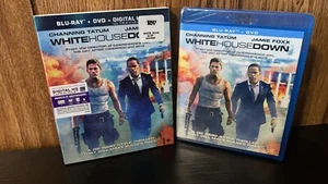 White House Down (Blu-Ray + DVD, 2013) SEALED W/SLIPCOVER CHANNING TATUM JAMIE ! - Picture 1 of 2