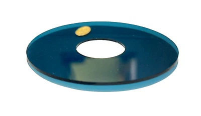 (10 piezas) Bobeche plano, cristal bohemio Ø75 mm, agujero central Ø25 mm, candelabros Foto 1 de 4