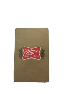VERY RARE MILLER HIGH LIFE GOLD ON PLAYING CARDS - Picture 1 of 2