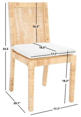 Cadeira de jantar Safavieh TOJO CANE COM ALMOFADA, preço reduzido 2172772633 DCH6502A-SET2 - Imagem 1 de 4