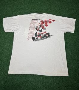 Vintage 90s Marlboro F1 Racing Cleveland Cigarette XL Pocket T-Shirt  - Bild 1 von 7