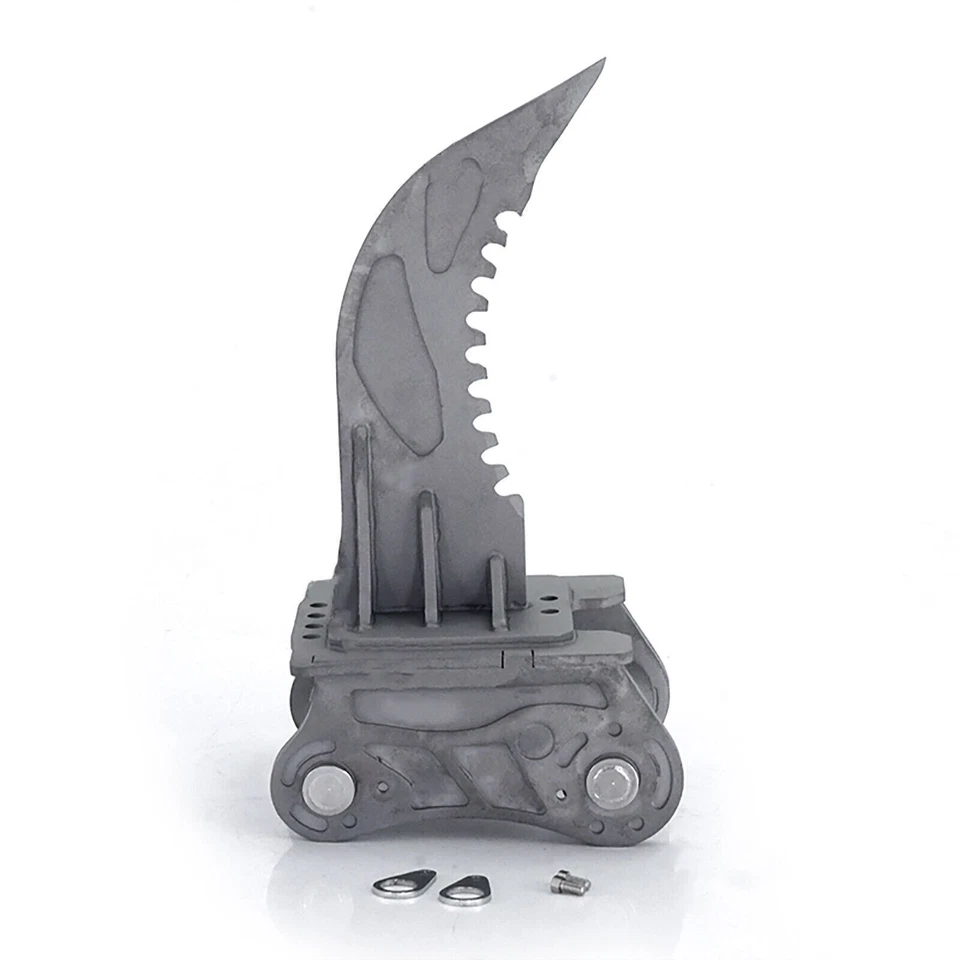 For 1/14 C374 RC Hydraulic Excavator DStraight Blade Scarifier Ripper DIY Parts - Image 1 of 4