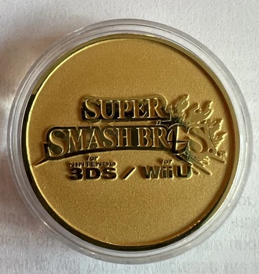Nintendo Super Smash Bros 3DS / Wii U moneda especial coleccionable nueva en contenedor Foto 1 de 3