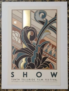 David Lance Goines Show Signed & Dated 1983 24" X 16" 47/300 - Picture 1 of 10