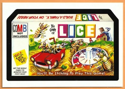 Topps 2010 Wacky Packages Postcards  Series 6 "LICE" Artist Signed W/Sketch N/M! - Image 1 of 2