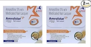 2xAmrolstar Nail Fungal Lacquer 2.5ML Lacquer Nail Anti, Fungal Nail _Treatments - Picture 1 of 5