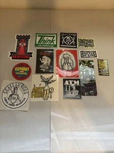 Lote de pegatinas de monopatín vintage Think Keystone Jolly Roger Anti Hero Conspiracy - Imagen 1 de 4