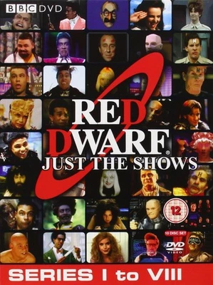 Red Dwarf Just The Shows Series 1-8 1 2 3 4 5 6 7 & 8 DVD New & Sealed - Image 1 of 4