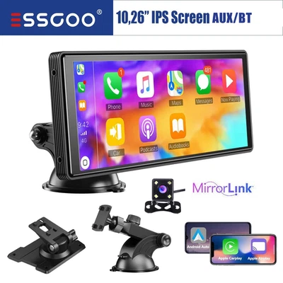 Autoradio Apple Carplay Android Auto Bluetooth  Tragbarer HD Desktop Monitor - Bild 1 von 4