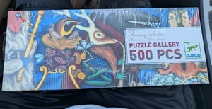 Puzzle Djeco 500 pezzi e poster animali "Fantasy Orchestra" di Delphine Jacquot - Foto 1 di 2
