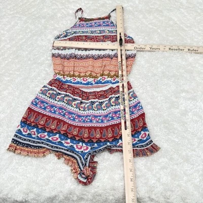 American Eagle 女式 S 小号波西米亚连身裤嬉皮节吉普赛无袖 — 第 1/4 张图片