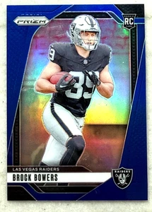2024 Prizm Brock Bowers Blue Retail Prizm Rc Rookie Card 315 RARE - Picture 1 of 2