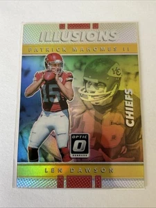 🔥 2017 Optic Illusions #20 Patrick Mahomes II novato MVP Len Dawson refractor - Imagen 1 de 10