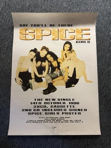 RARE UNUSED 77x51cm BILLBOARD/RECORD STORE POSTER - SPICE GIRLS (1996) - Imagen 1 de 2