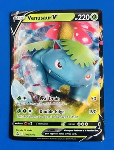Venusaur V SWSH100 SWSH: Sword & Shield Promo Cards Holo Pokémon TCG - Picture 1 of 2