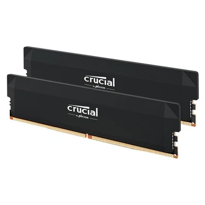 Crucial Pro DDR5 RAM 64GB Kit (2x32GB) 6400MHz CL40, Overclocking Gaming Memory, - Image 1 of 4