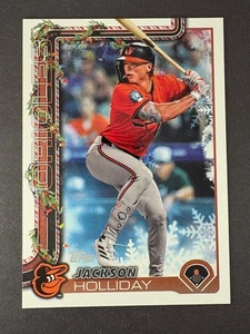 2025 Topps Holiday - Jackson Holliday #H188 - Cookie Back Short Print - Orioles - Bild 1 von 2