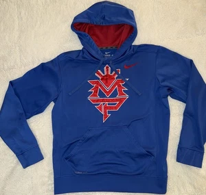 NIKE Hoodie Manny Pacquiao Pinoy Filipino Therma Fleece Boxing SMALL - Picture 1 of 9