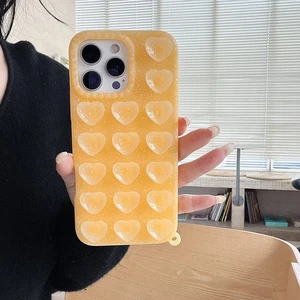 Heart Design Clear Shockproof Case For iPhone 13 14 15 16 17 Pro / Pro Max - Picture 1 of 13