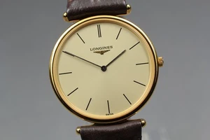 [Near MINT] LONGINES 33mm L4.635.2 La Grande Classique Gold Quarz Herrenuhr - Bild 1 von 12