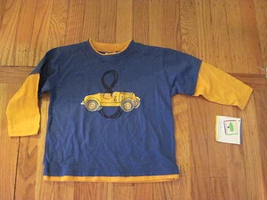 Mulberribush Cool Race Car  Layered Look Shirt - Boy's 2T -  NWT - Picture 1 of 2