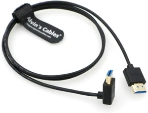 Video Shield Cable for Atomos Ninja V Monitor 8K 2.1 HDMI 45cm SYNC 0-Delay 50CM - Picture 1 of 6