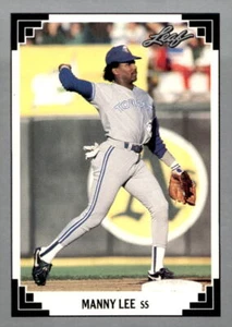 1991 Leaf #399 Manny Lee - Picture 1 of 2