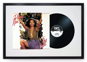 Oxford Vinyl 12" LP Record & Album Cover Black Frame Memorabilia Wall Art 25x17" - Picture 1 of 4