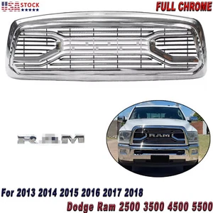 For 2013-2018 Dodge Ram 2500 3500 Front Upper Bumper Grille OE Premium Quality - Picture 1 of 7