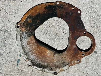 Placa de bloque rara Datsun 240Z 1971 para motor y transmisión Survivor OEM Nissan Foto 1 de 4