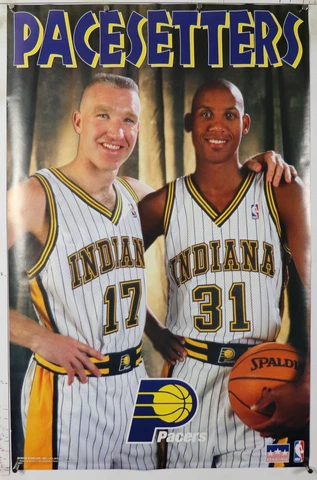 Indiana pacer pacesetter's rare vantage poster  22.50" X 35" NOS (B548) Cover