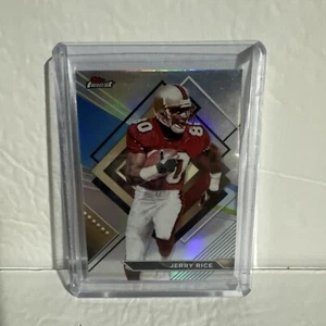 2024 Topps Finest Jerry Rice Silver Refractor Parallel Card- 49ers - Picture 1 of 2