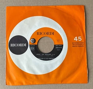 Danny BOY et ses PENITENTS  Avec un dollar + Ah! quel massacre 45T Jukebox EX - Picture 1 of 2