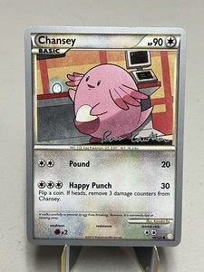 Chansey 2011 World Championships LP/NM HGSS Promo 58/123 WC Pokemon Card