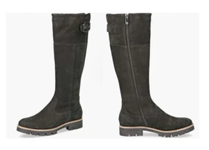 Stivali alti donna CAPRICE in pelle scamosciata nero 5604 - Foto 1 di 1