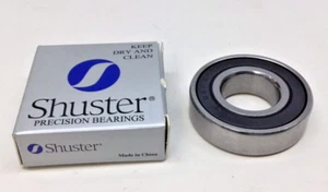 Shuster SSR122RS Ball Bearing Deep Groove 0.75 ID X 1.625 OD X 0.43" Width - Picture 1 of 6