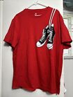 Converse Chuck Taylors Small Red Graphic T-shirt