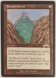 MTG Erratic Portal NM Rare 132/143 Exodus - Picture 1 of 4