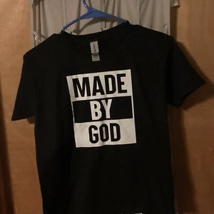 Made By God Youth Size Medium 50% Cotton 50% Polyester T-Shirt - Picture 1 of 4