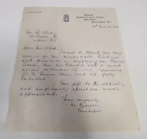 Carta Penleigh del director - Escuela Presbiteriana de Niñas, Moonee Ponds - 1957 - Imagen 1 de 6