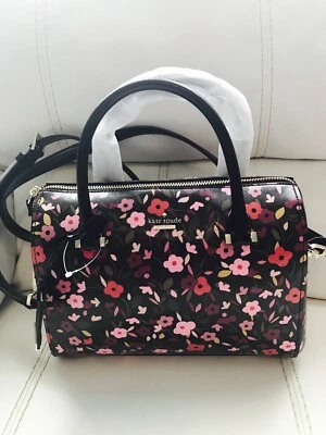 全新带标签 Kate Spade Cameron Street 大号 Lane Saffiano 皮革挎包波西米亚 $299 — 第 1/4 张图片